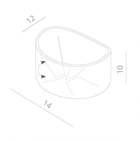 Архитектурная подсветка Arte Lamp Rullo A1415AL-1GY (LED, 220V, IP54)