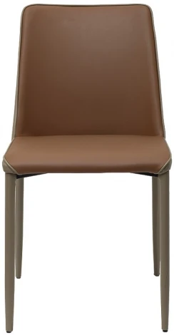 163YH-06995 Стул обеденный экокожа терракота/бежевый 55*45*82см Garda Decor
