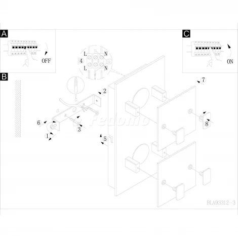 Настенно-потолочный светильник Eglo Vicaro 1 97758