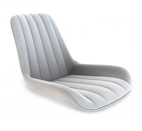 Стул полубарный Sheffilton SHT-ST37/S148-1 серое облако/черный муар 8980215205