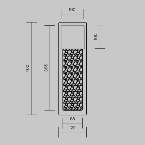 Настенный светильник светодиодный Maytoni Golthic MOD474WL-L20B3K