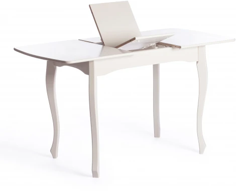 Стол CATERINA PROVENCE бук, мдф, 100+30x70x75 см, Ivory white Tetchair 19129