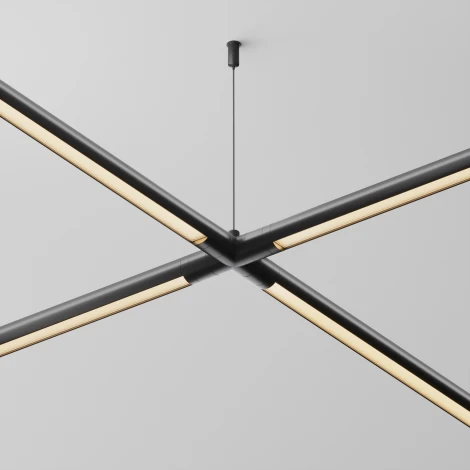 Х-образный вертикальный коннектор для системы Shelf без ввода питания Maytoni Accessories for system Shelf CA017TX-B (24V)