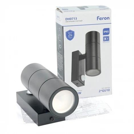Настенный светильник уличный с датчиком освещенности/движения Feron Бостон 51964