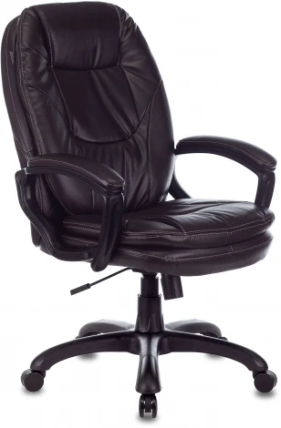 Кресло руководителя Бюрократ CH-868N темно-коричневый NE-15 эко.кожа крестовина пластик
