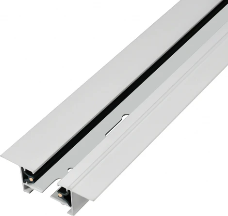 Встраиваемый шинопровод под гипсокартон однофазный металл/медь, белый, 1 метр Escada Prima ESTR10008