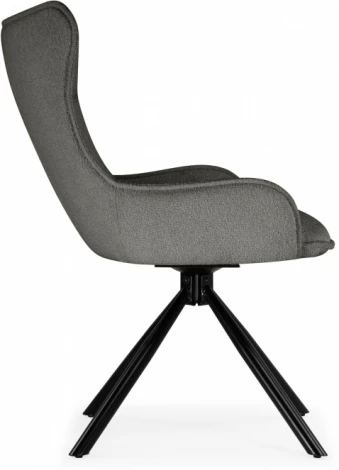 Стул на металлокаркасе Woodville Chicago light gray / black арт.15830