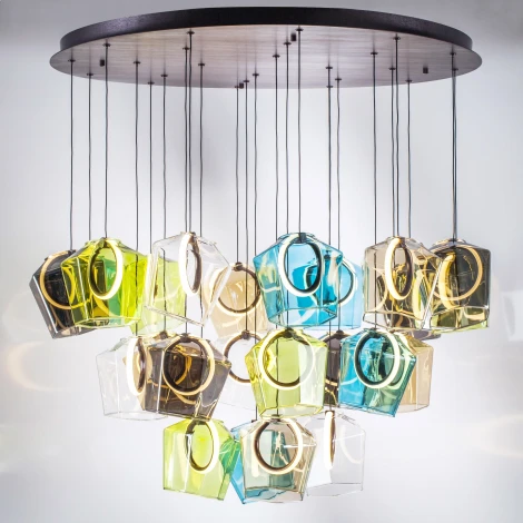 Потолочная люстра каскадная Lightstar Caramello 796349 (LED, 220V, на проводе)