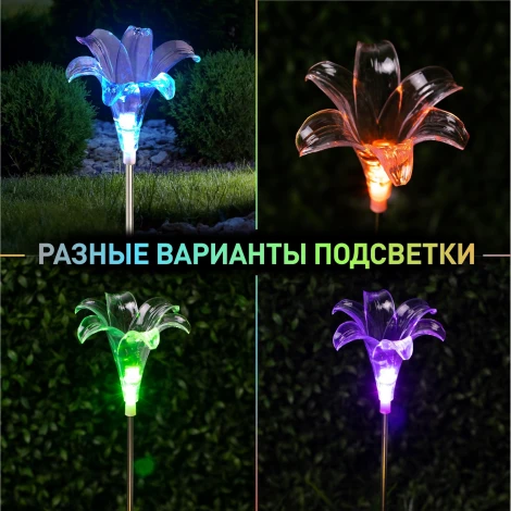 Грунтовый светильник светодиодный на солнечных батареях ЭРА ERASF22-19 (IP54)