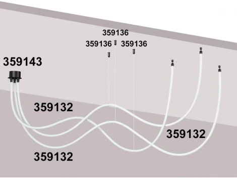 Гибкий неон Novotech Ramo 359132 KONST IP20 LED 3000K 38W 220V 3800Лм