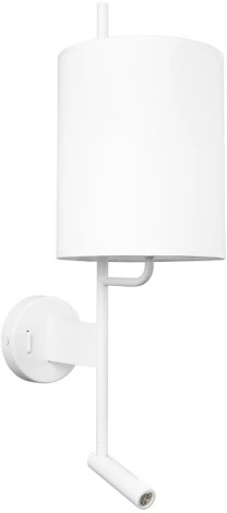 Бра для чтения Loft It Ritz 10253W/B White (220V, выключатель, круглые)