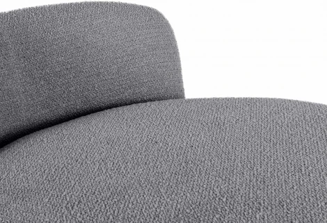 Кушетка Fabro ОГОГО (арт.863588), (Ткань,Букле/Темно-серый)