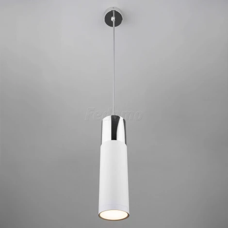 Подвесной светильник Eurosvet Double Topper 50135/1 LED хром/белый