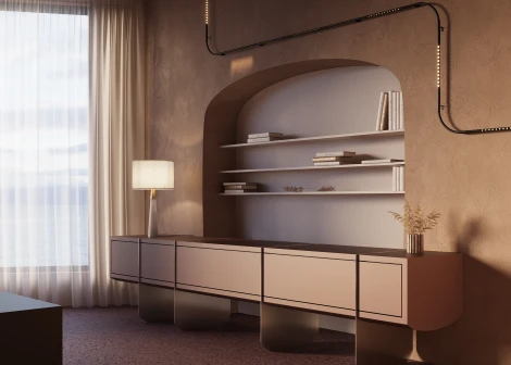 Трековый светильник Downlight 24W 48V Maytoni Points C101CL-L1000-24W3-6K-B (LED)