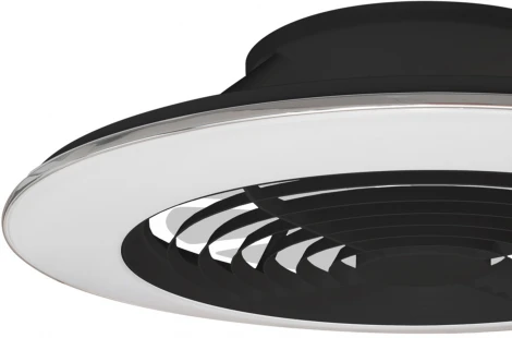 Потолочная люстра светодиодная с вентилятором с пультом и управлением смартфоном регулировкой цветовой температуры и яркости Alisio 7492 (220V, круглые)