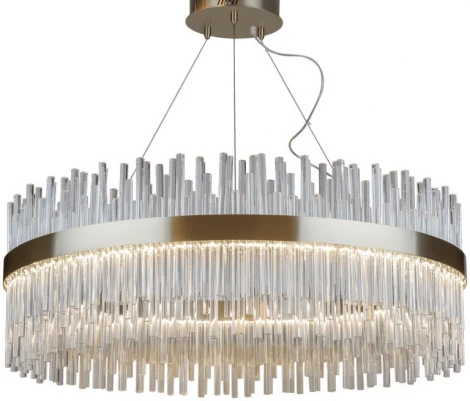 Подвесная люстра L'Arte Luce Mayfair L43010.92 (LED, 220V, хрусталь K9, на тросе, круглые)