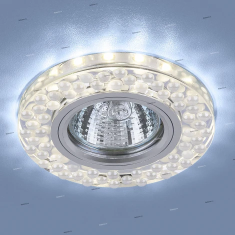 Встраиваемый точечный светильник Elektrostandard 2194-2195 2194 MR16 SL/WH зеркальный/белый