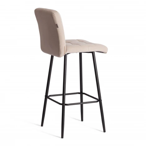 Барный стул Medeo/Медео Tetchair (Металл,Велюр/Бежевый) арт.24911