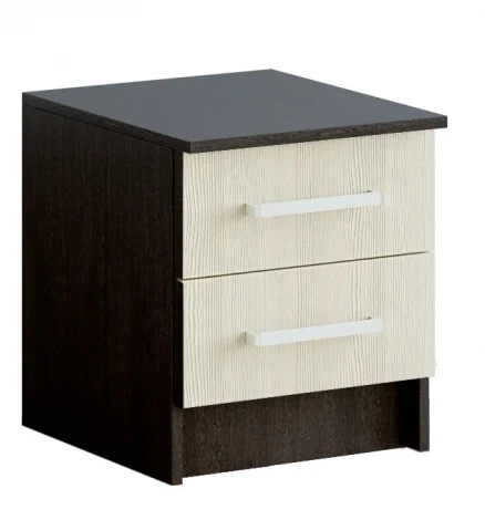 Тумба БТС прикроватная с ящиками Фиеста, венге/лоредо (2 шт)