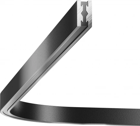 Радиусный коннектор для шинопровода Flarity черный Maytoni Accessories for tracks Flarity TRX154-RC80-B (24V)