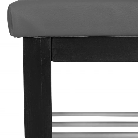 Банкетка BeautyStyle 4 венге/экокожа серый Mebelik 000589