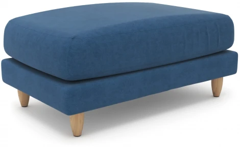 Банкетка Arsko Корс 2 синий велюр