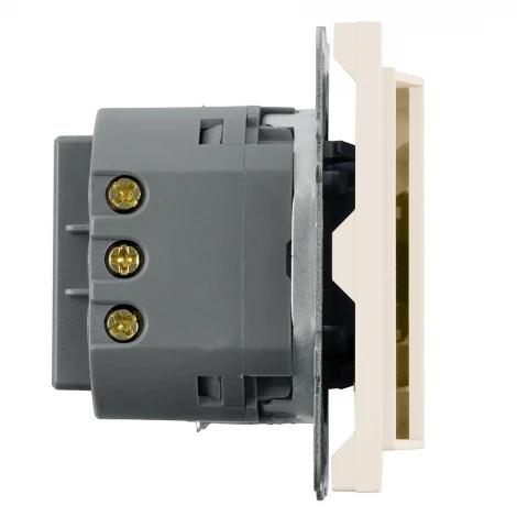 Выключатель карточный (механизм) 250В 40А RSW40-5114-08 кашемир, soft touch Stekker Эмили 50702