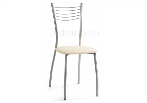 Стул Woodville на металлокаркасе Goki ваниль крап / светлый мусс 453991