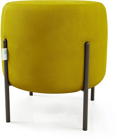 Маленькая радость Пуф круглый на ножках, горчичный D1 furniture арт.AAA41674004