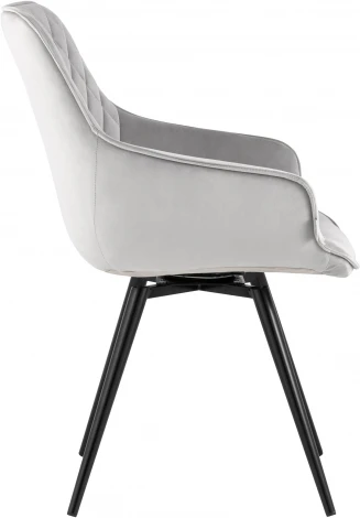 Стул вращающийся Сеул велюр светло-серый УТ000035942