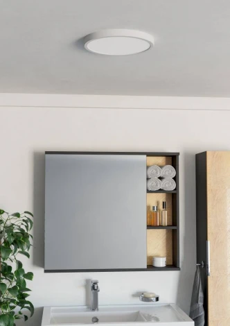 Настенно-потолочный светильник с регулировкой цветовой температуры Eglo Fueva 6 901334 14,2W(LED) 2700K, 4000K, 6500K, пластик, белый, белый