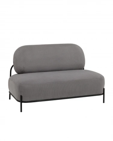 Диван Стоун велюр рельефный светло-серый Stool Group арт.УТ000040010