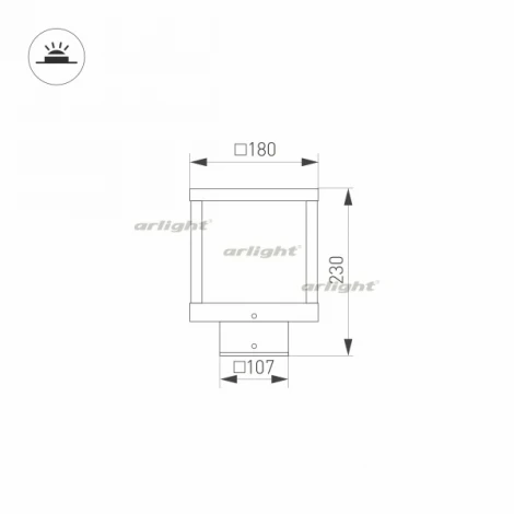 Наземный светильник Arlight LGD-Path-Cub 021810