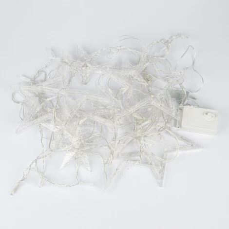 Занавес фигурный светодиодный. 3х0.7м. 138 светодиодов. Теплый белый свет. ULD ULD-E3007-138/DTA WARM WHITE IP20 STARS-2