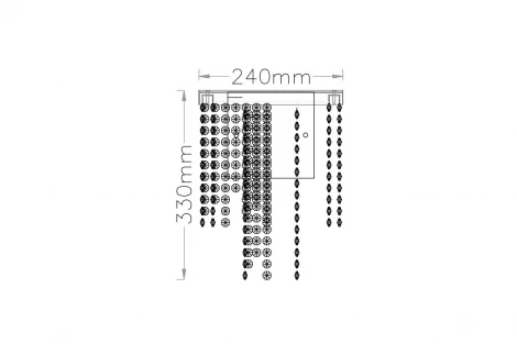 Бра Garda Decor Cascada 62GDM-80232