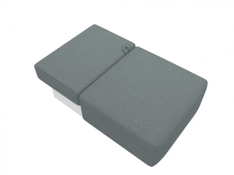 Модуль диван Лига-060 НПБ (ЛДСП,Брус,Фанера,Рогожка/Серый) Лига Диванов 129725