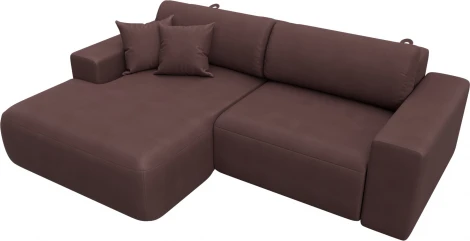 Диван угловой Лига-036 НПБ Классик левый угол Лига Диванов (Замша) арт.127739L