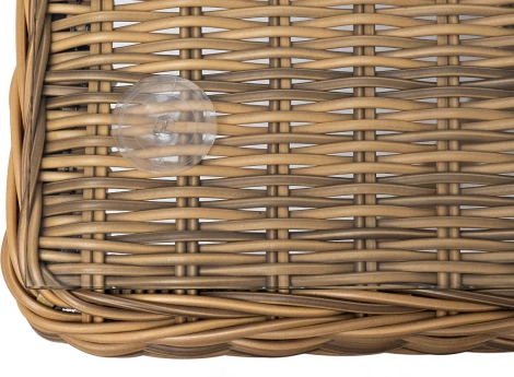 "Латте" плетеный стол из искусственного ротанга 140х80см, цвет соломенный 4SIS арт.УТ-00006306