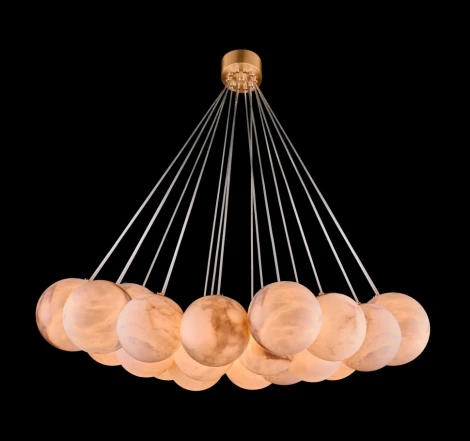 Подвесная люстра Fluorite Unity FL1048-19P (220V, на проводе, шарики)