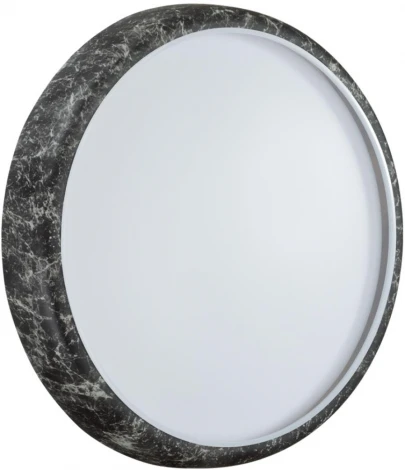 Настенно-потолочный светильник Sonex Mramo Black 7639/EL COLOR SN пластик/черн. мрамор LED 70Вт 3000-6000K D510 IP43 пульт ДУ (220V, круглые)