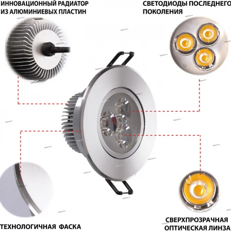 Встраиваемый точечный светильник MW-Light Круз 637012703