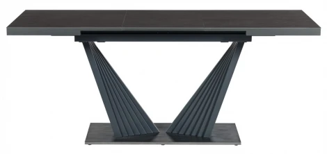 Стол раздвижной ASTRA 140-190x80х80см, керамогранит, сталь, антрацит Bradex Home RF 0194