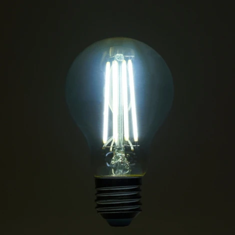 Лампа светодиодная филамент A60 шар 8W 175-265V E27 6400К Feron LB-1108 48894