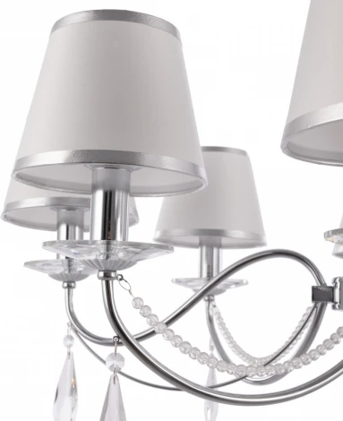 Подвесная люстра Arte Milano AM342109 342109/8 CR+LWT (220V, подвески, на цепи)