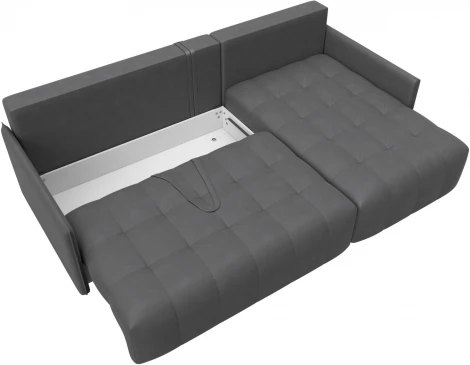 Диван угловой Лига-054 НПБ угол универсальный Лига Диванов (Замша) арт.129044