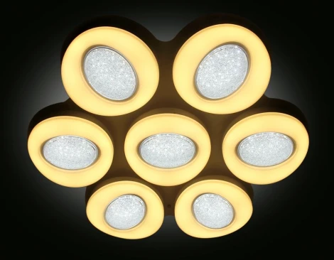 Потолочная люстра Ambrella Orbital Crystal Sand FS1587/7 364W D880*800