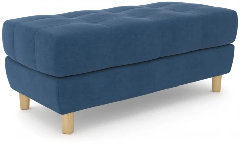 Банкетка Arsko Герберт синий велюр