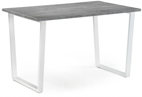 Стол Notta Лота Лофт 140 25 мм белый матовый / бетон 489653