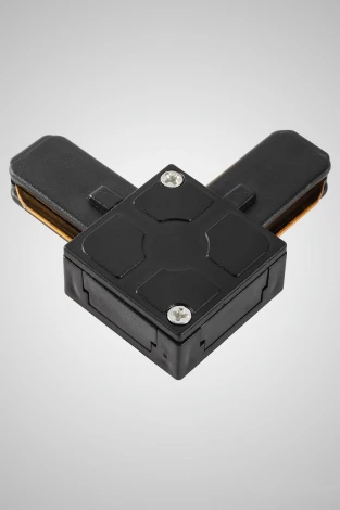 Коннектор L-образный однофазный AM Group TRACK AM175 BK (220V)