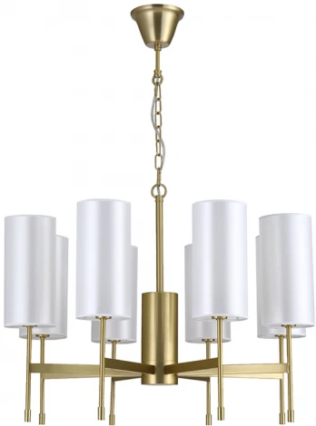 Подвесная люстра Newport 7320 7328/C brass без абажуров
